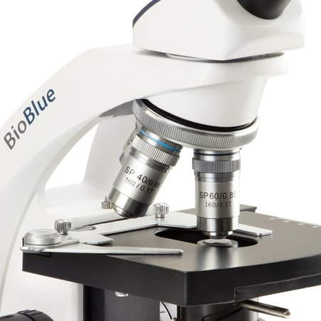 Euromex BioBlue 40X-600X Monocular Portable Compound Microscope w/ 18MP USB 3 Digital Camera BB4240-18M3